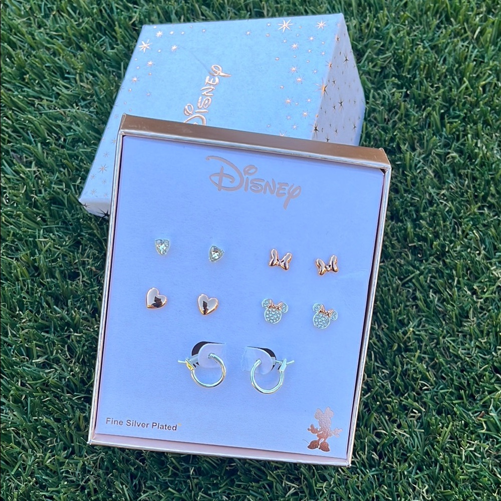 Disney Silver and Gold Plated Kids Earring Collection